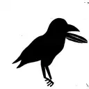 There's a murder of crow  over head On this desolate road Well I tend to forget About you and I And I'll fig tattoo design idea