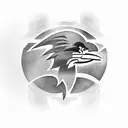 Baltimore ravens tattoo design idea