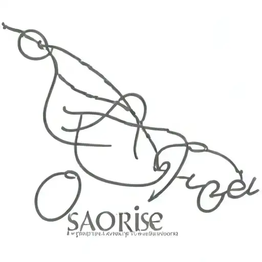 "saoirse" wrote in chain links in Roman italics   tattoo design idea