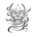 wind bars with lightning tattoo design idea