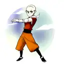 the last airbender  tattoo design idea