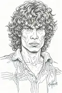 satanist Richard Ramirez tattoo design idea