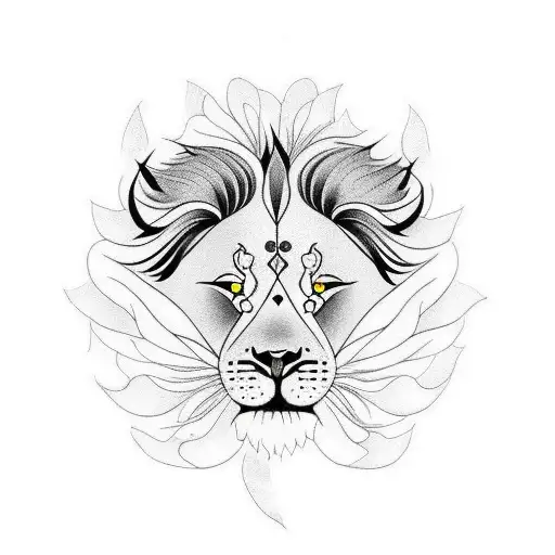 Top 21+ Geometric Lion Tattoo Designs | Geometric lion tattoo, Lion tattoo  design, Lion tattoo