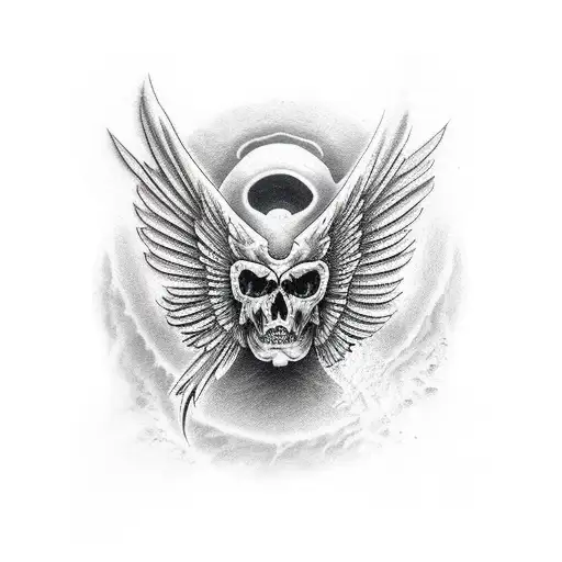 fallen angels  tattoo design idea