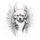 fallen angels  tattoo design idea