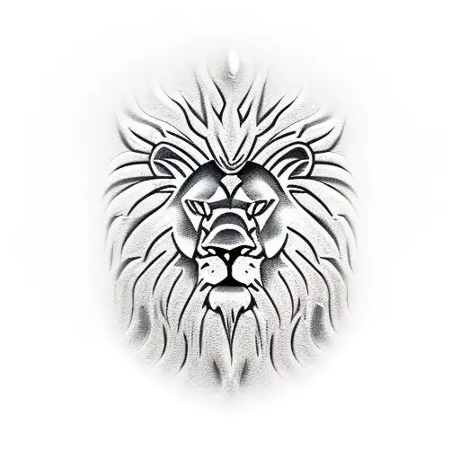 sheeld castle crown lion rubbers tattoo design idea