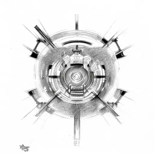 Gurren Lagann drill tattoo design idea