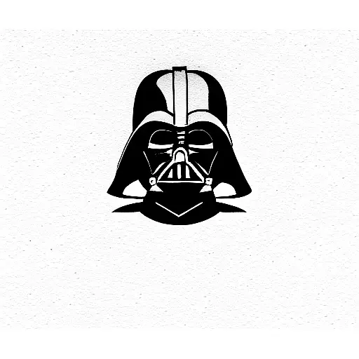 darth Vader and leia father daughter tattoo design idea