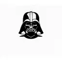 darth Vader and leia father daughter tattoo design idea