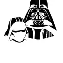 darth Vader and leia father daughter tattoo design idea