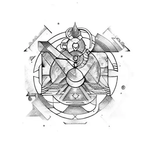 aquarius capricorn aries forever tattoo design idea