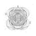 telescope tattoo design idea