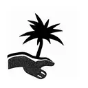 Palm Tree tattoo design idea