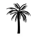 Palm Tree tattoo design idea