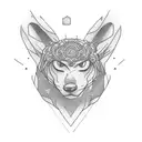 alone but not lonely tattoo design idea