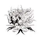 devilman tattoo design idea