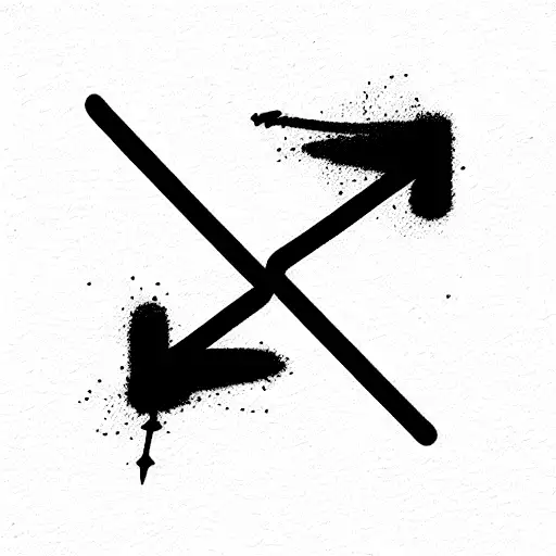 Combine letters E, M and I tattoo design idea