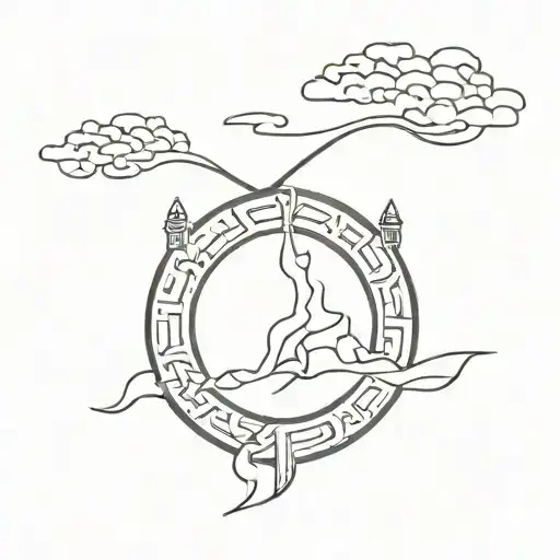 traveling Irish tattoo for men while visiting Ireland  tattoo design idea