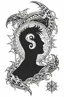 Supernatural tv show tattoo design idea