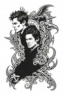 Supernatural tv show tattoo design idea