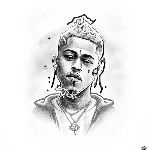 Create a design incorporating xxxtentacion's famous quote 'what is real will prosper' tattoo design idea