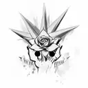 Create a design incorporating xxxtentacion's famous quote 'what is real will prosper' tattoo design idea