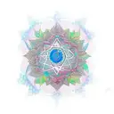 Create a mesmerizing mandala design incorporating xxxtentacion's famous quote 'what is real will prosper' tattoo design idea