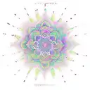 Create a mesmerizing mandala design incorporating xxxtentacion's famous quote 'what is real will prosper' tattoo design idea