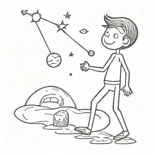 milky way galaxy  tattoo design idea