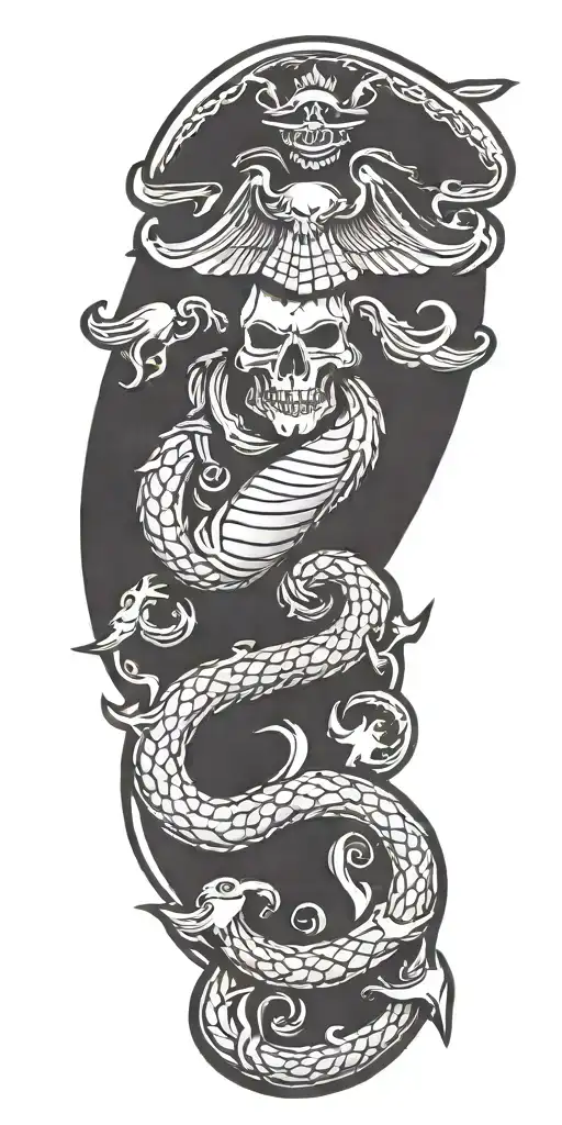 USMC 2nd recon tattoo design idea