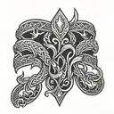 viking arm ring tattoo tattoo design idea