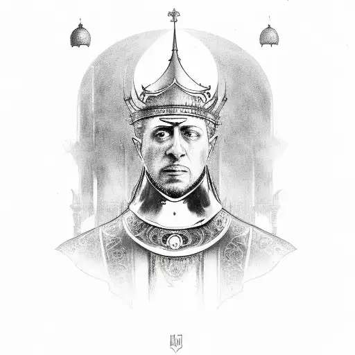 King Baldwin IV tattoo design idea