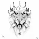 King Baldwin IV tattoo design idea