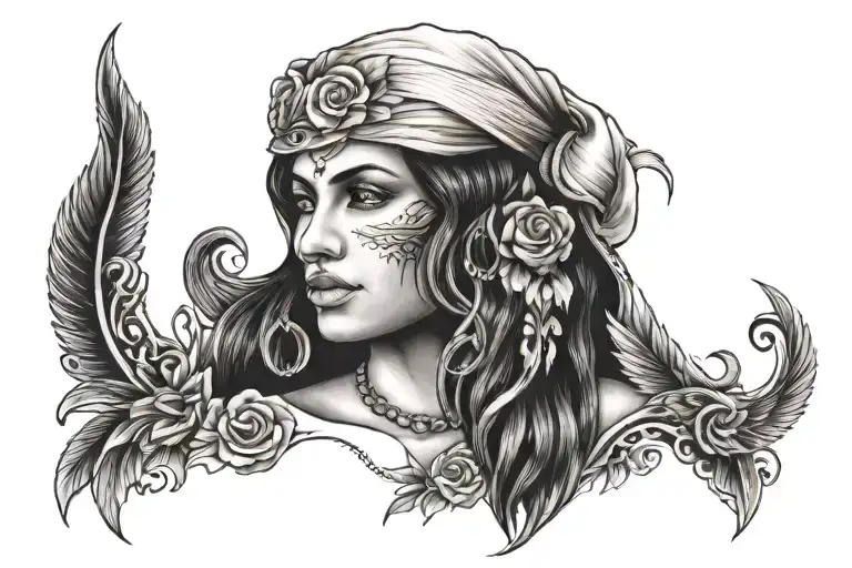 Filler tattoo on shoulder tattoo design idea