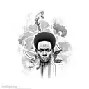 Afro Caribbean symbolism barbados tattoo design idea