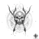 earth sign tattoo design idea