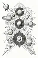 SOLAR System tattoo design idea
