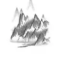 me and my friend are planning on getting a same tattoo on the triceps we are planning a tattoo of mountains and valleys tattoo design idea