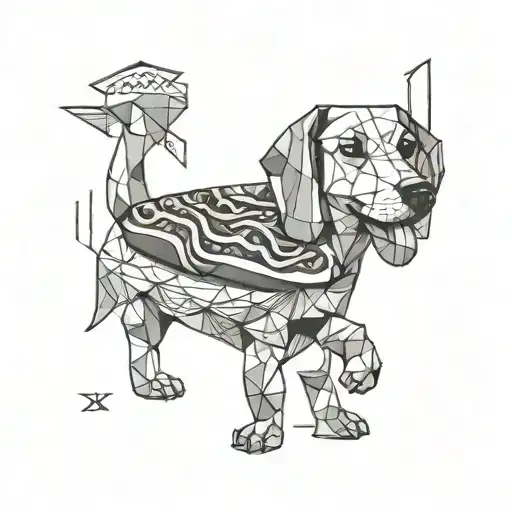 hot dog chat tattoo design idea