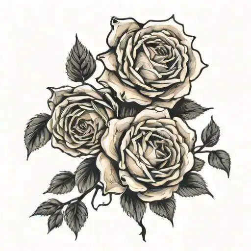 roses drawing by  Tsutomu Nihei tattoo design idea