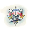 rip dad tattoo design idea