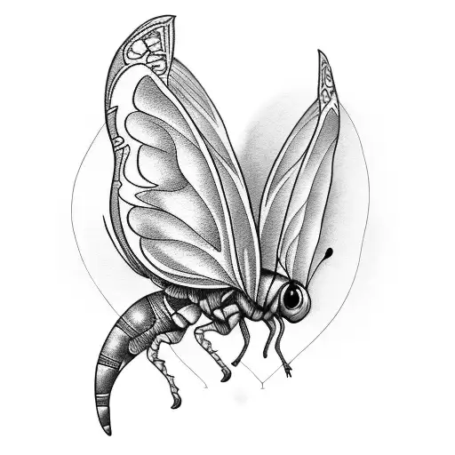 mariposa tattoo design idea