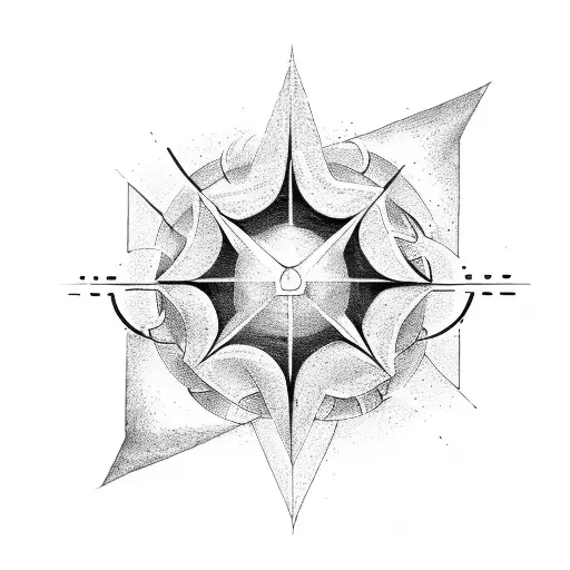 the four symbols of the alchemical elements tattoo design idea