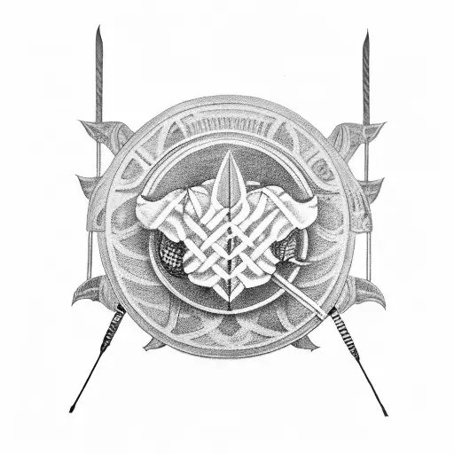 Lacrosse tattoo design idea