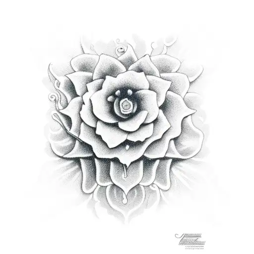 alhambra of Granada  tattoo design idea