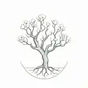 A tree that looks like a brain tattoo design idea