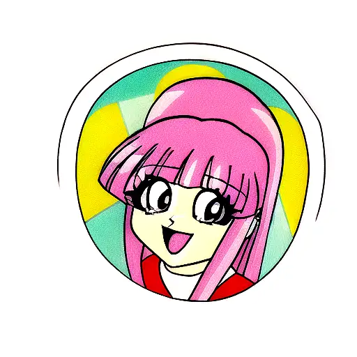 90s cartoon collage tattoo design idea