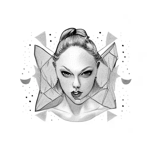 Taylor Swift lyrics inspired tattoo design idea