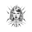 Taylor Swift inspired tattoo design idea