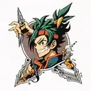 My hero academia aesthetics tattoo design idea